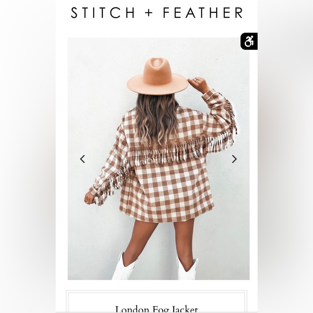 Stitch and Feather London Fog Jacket- Oversized Fit NWOT